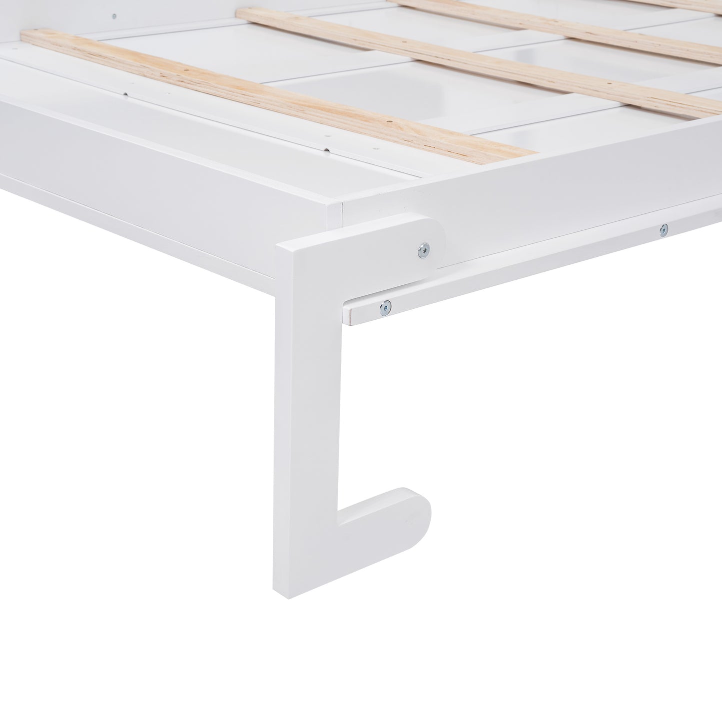 Full Size Murphy Bed with Storage Shelves and Cabinet - Murphy Nook