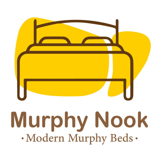 "Stylish and affordable Murphy bed in a modern living room setting, showcasing space-saving functionality for 2025."