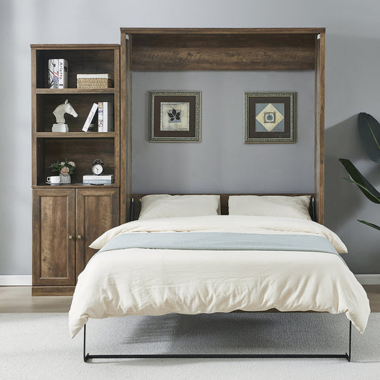 Maximize space with a Queen Murphy Bed and side cabinet! Learn benefits, setup tips, and where to buy this stylish, space-saving bed.