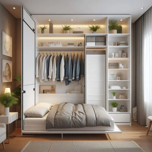 A Murphy bed with the closet organizer enables one to get rid of the unattractive clutter of the bed. It is a comprehensive guide