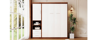 Full Size Murphy Bed with Cabinet - Murphy Nook