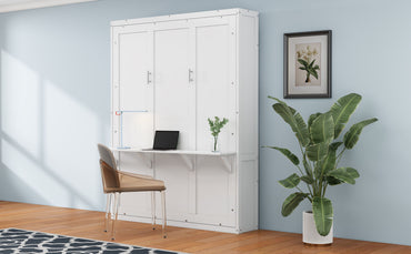 Queen Size Murphy Bed and Desk - Murphy Nook