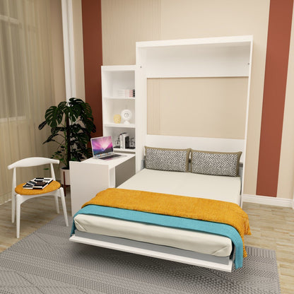 Queen Size Murphy Bed with table - Murphy Nook