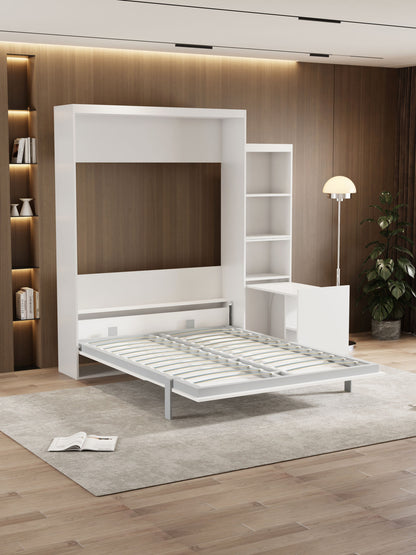 Queen Size Murphy Bed with table - Murphy Nook