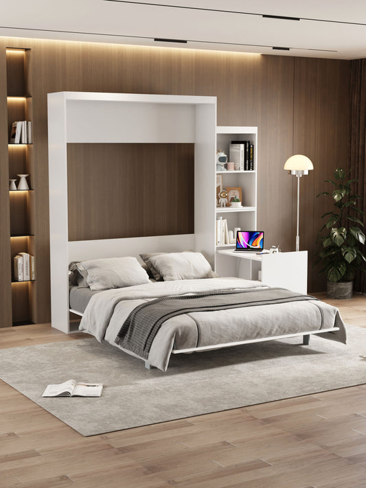 Queen Size Murphy Bed with table - Murphy Nook