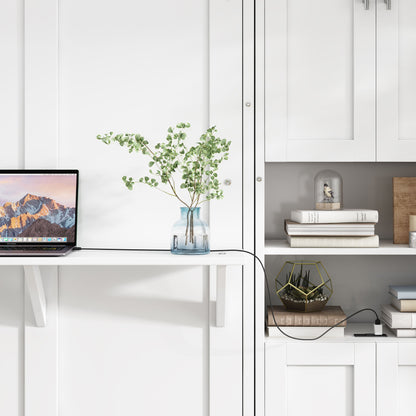 Queen Size Murphy Bed and Desk